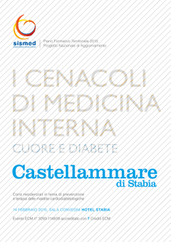 Cenacoli Castellammare - SISMED &ndash; Societ&agrave; Italiana Scienze