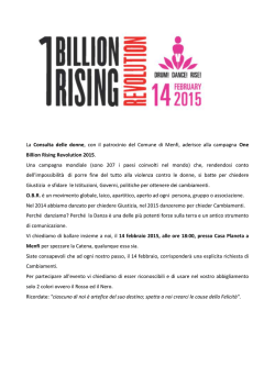 La Consulta delle donne, con il patrocinio del Comune di Menfi