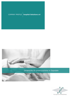 Company Profile - hospital Solutions srl