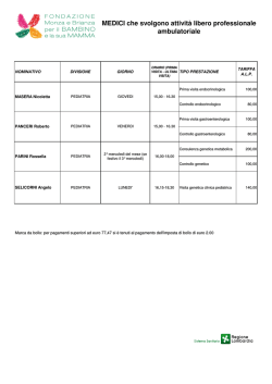 pediatria - Fondazione MBBM