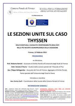 locandina - Camera Penale di Firenze