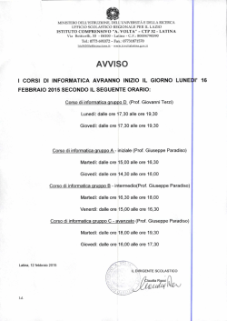 corsi di informatica