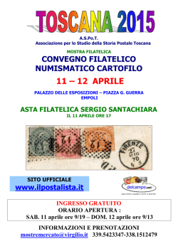 La locandina di TOSCANA 2015