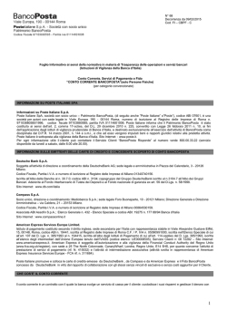 Conto corrente BancoPosta