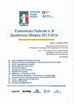 SIAE &ndash; AGGIORNAMENTO TARIFFE ANNO 2015