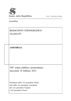 mercoledı` 18 febbraio 2015