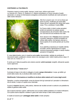 COSTRUISCI la TUA REALT&Agrave;