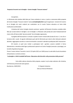 Descrizione dell`Evento