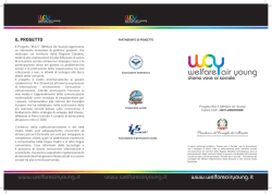 Brochure istituzionale progetto WAY