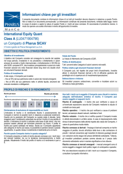 Key Investor Information: LU0471904796