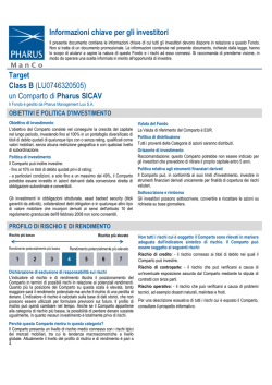 Key Investor Information: LU0746320505