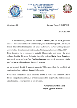 Incontro fiormazione BES/DSA