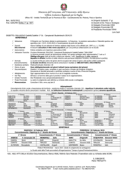 Nota del 16/2/2015 - Ambito Territoriale per la provincia di Bari