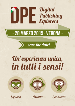 Scarica la brochure - Digital Publishing Explorers Live Event