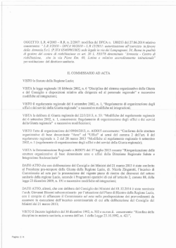 Decreto n. U00068 del 19 febbraio 2015