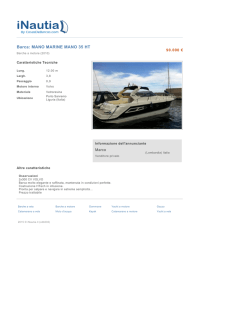 Barca: MANO MARINE MANO 35 HT