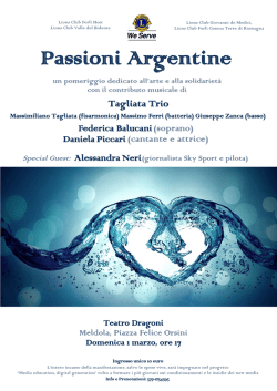 Passioni Argentine - Lions Club Forl&igrave; Host