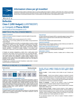 Key Investor Information: LU0575822357