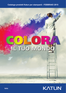 Catalogo prodotti Katun per stampanti