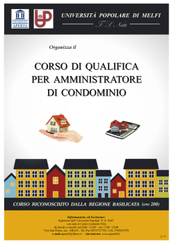 Corso Amministratore di Condominio (con Logo