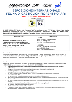 invito completo - Serenissima Cat Club