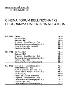 CINEMA IDEAL GIUBIASCO 1+2