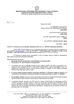 Circolare Mobilita