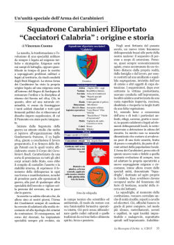 Squadrone Carabinieri Eliportato “Cacciatori Calabria