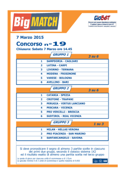 Concorso n&deg;19 - PuntoSnaiSalento