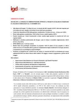 IGD Comunicato Stampa risultati FY2014 _ def rev