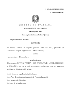 pdf La sentenza 504/2015 del Consiglio di Stato - Enti Locali