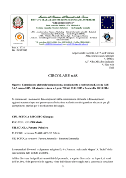 Commissione elettorale/composizione, insediamento e