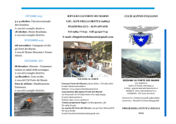 A cura del consiglio direttivo. DICEMBRE 2015