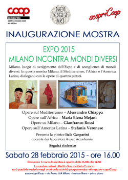 Opere sul Mediterraneo &ndash; Alessandro Chiappa Opere sull`Africa