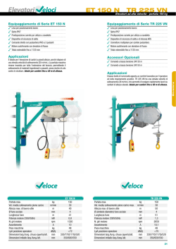 Pdf con scheda tecnica TR 225 VN