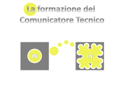 Scarica il file PDF : Formazione del comunicatore Tecnico