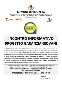 Piano di attuazione italiano della Garanzia Giovani