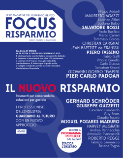IL NUOVO RISPARMIO - Corriere della Sera