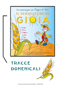 Tracce domenicali - Diocesi di Fossano