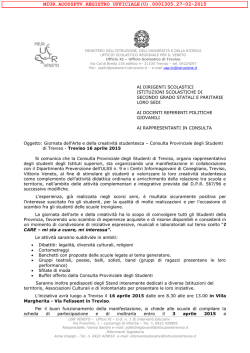 Nota UST - Treviso &ndash; Ufficio scolastico territoriale