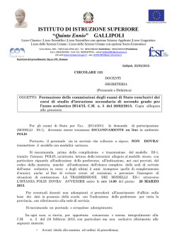 Scarica la circolare