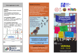 qui il programma - Ordine degli Assistenti Sociali del Veneto
