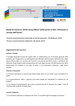 Regolamento di concorso_Consiglio Forense_MIUR DEF gennaio