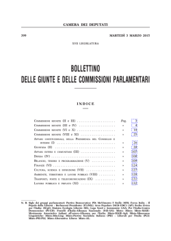 Atti Parlamentari - Camera dei Deputati