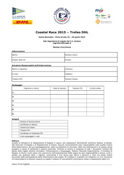 iscrizioni - La Lunga Bolina