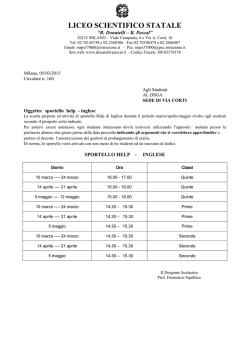 Liceo Scientifico Statale Donatelli