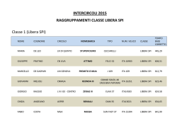 Libera SPI - Campionato Intercircoli Marina di Sestri Ponente