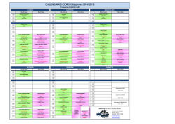 programma settimanale