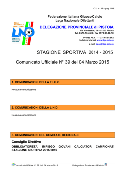 Scarica - Figc - Comitato Regionale Toscana