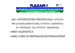 SEDI INTERCENTRI PROVINCIALI 2015-`16 - AREA